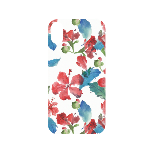 RhinoShield X WasangShow Mod NX iPhone XR Case - WAWA - Hibiscus Flower White Backplate