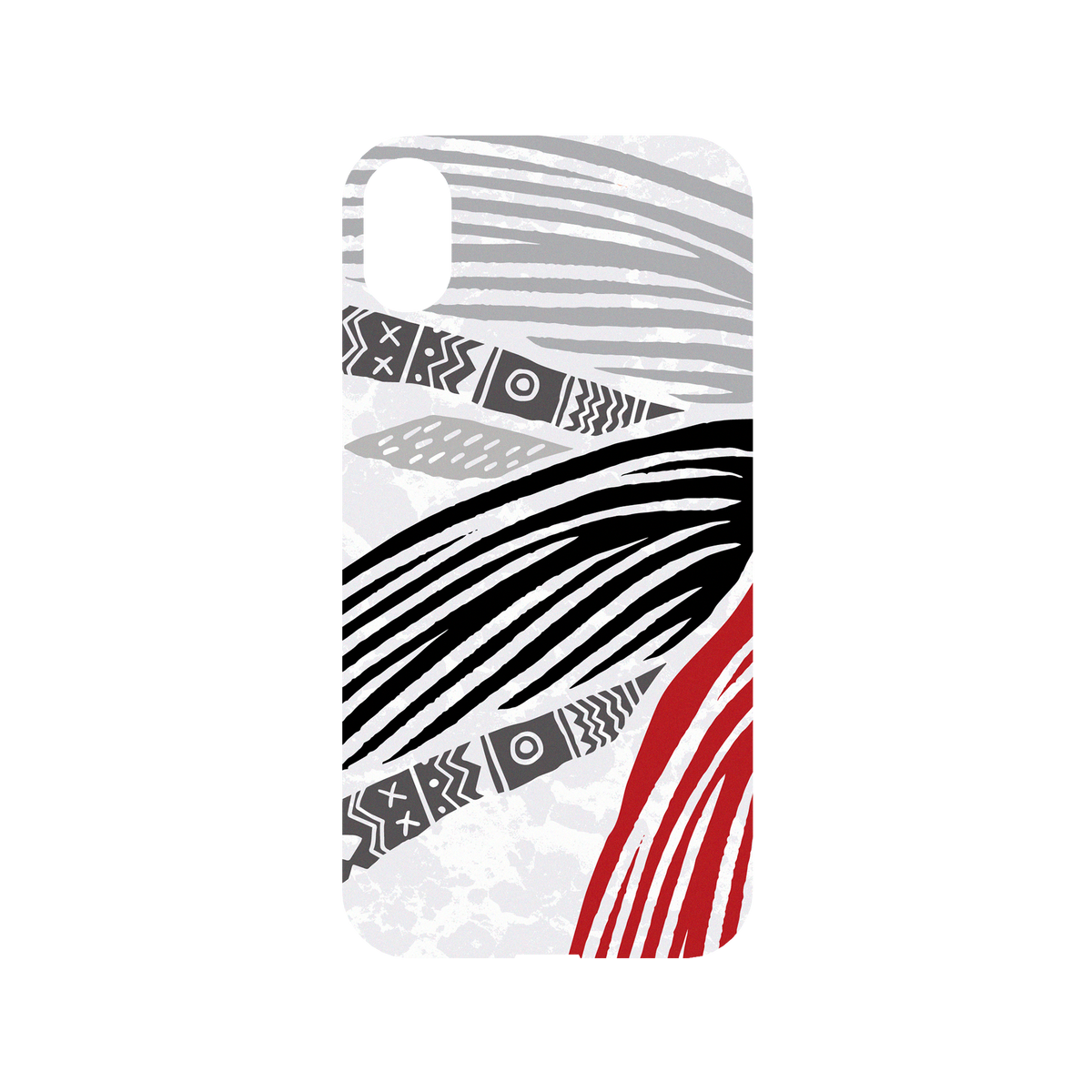 RhinoShield X WasangShow Mod NX iPhone XR Case - Ocean WAWA - Big Flying Fish Backplate