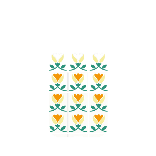 RhinoShield X OldHouseFace Mod NX iPhone XR Case - Newtro Tiles - Tulips Backplate