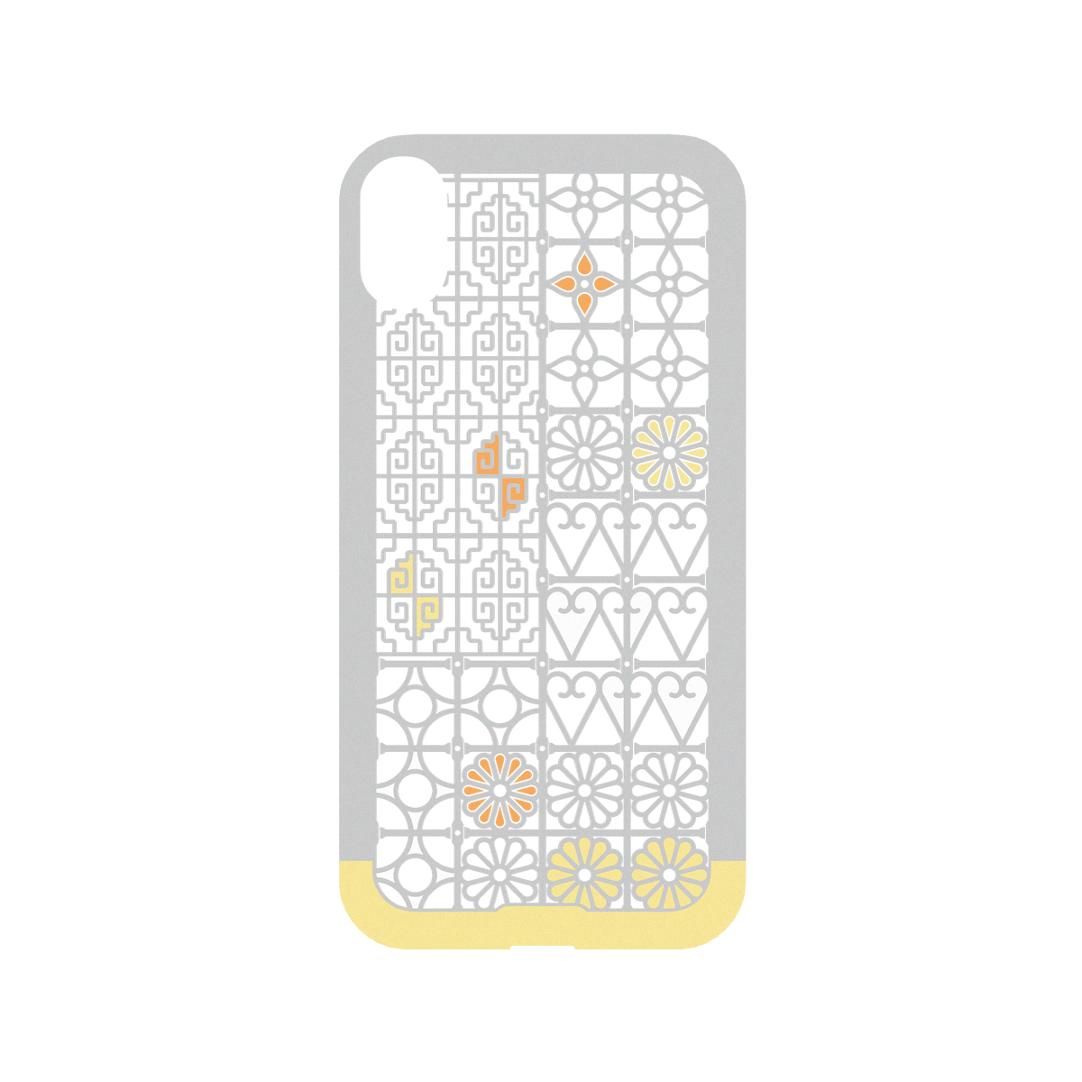 RhinoShield X OldHouseFace Mod NX iPhone XR Case - Taiwan's Window Guard - South Backplate