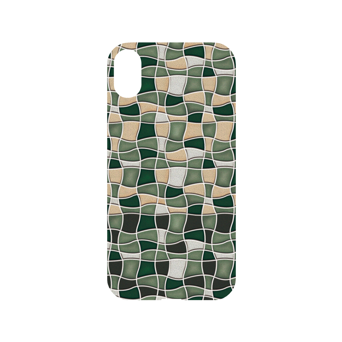 RhinoShield X OldHouseFace Mod NX iPhone XR Case - Mosaic - Grocer Backplate