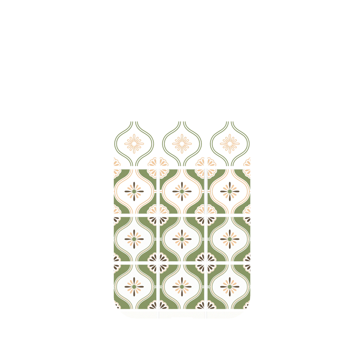 RhinoShield X OldHouseFace Mod NX iPhone XR Case - Newtro Tiles - Macha Backplate