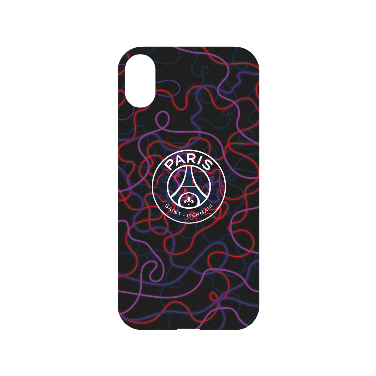 RHINOSHIELD X PSG Mod NX iPhone XR Case - Paris Saint-Germain Neon Logo Backplate