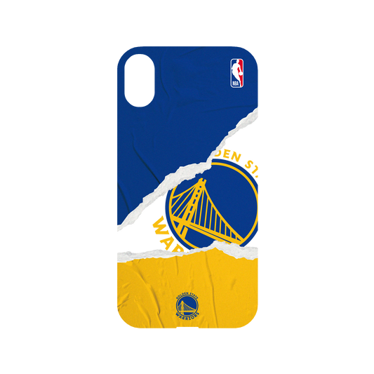 iPhone XR 犀牛盾Mod NX聯名設計款邊框背蓋兩用手機殼 NBA - 熱血系列-金州勇士 Golden State Warriors - Sweat and tears