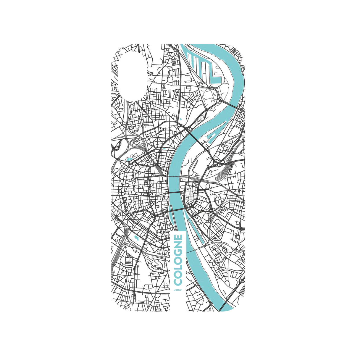 RhinoShield X JOCR Mod NX iPhone XR Case - Cologne (Black Logo) Backplate