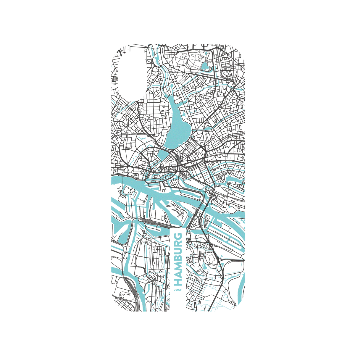 RhinoShield X JOCR Mod NX iPhone XR Case - Hamburg (Black Logo) Backplate