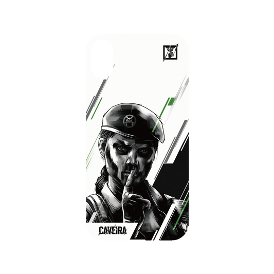 RhinoShield X 6: Siege Mod NX iPhone XR Case - Caveira - Sketch Backplate