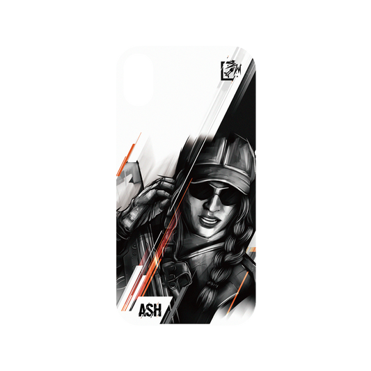 RhinoShield X 6: Siege Mod NX iPhone XR Case - Ash - Sketch Backplate
