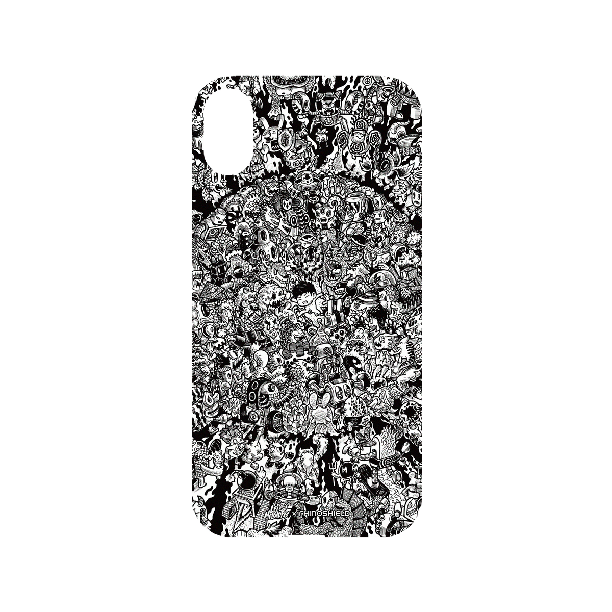 RhinoShield X Lei Melendres Mod NX iPhone XR Case - Monster Battle Royale Backplate