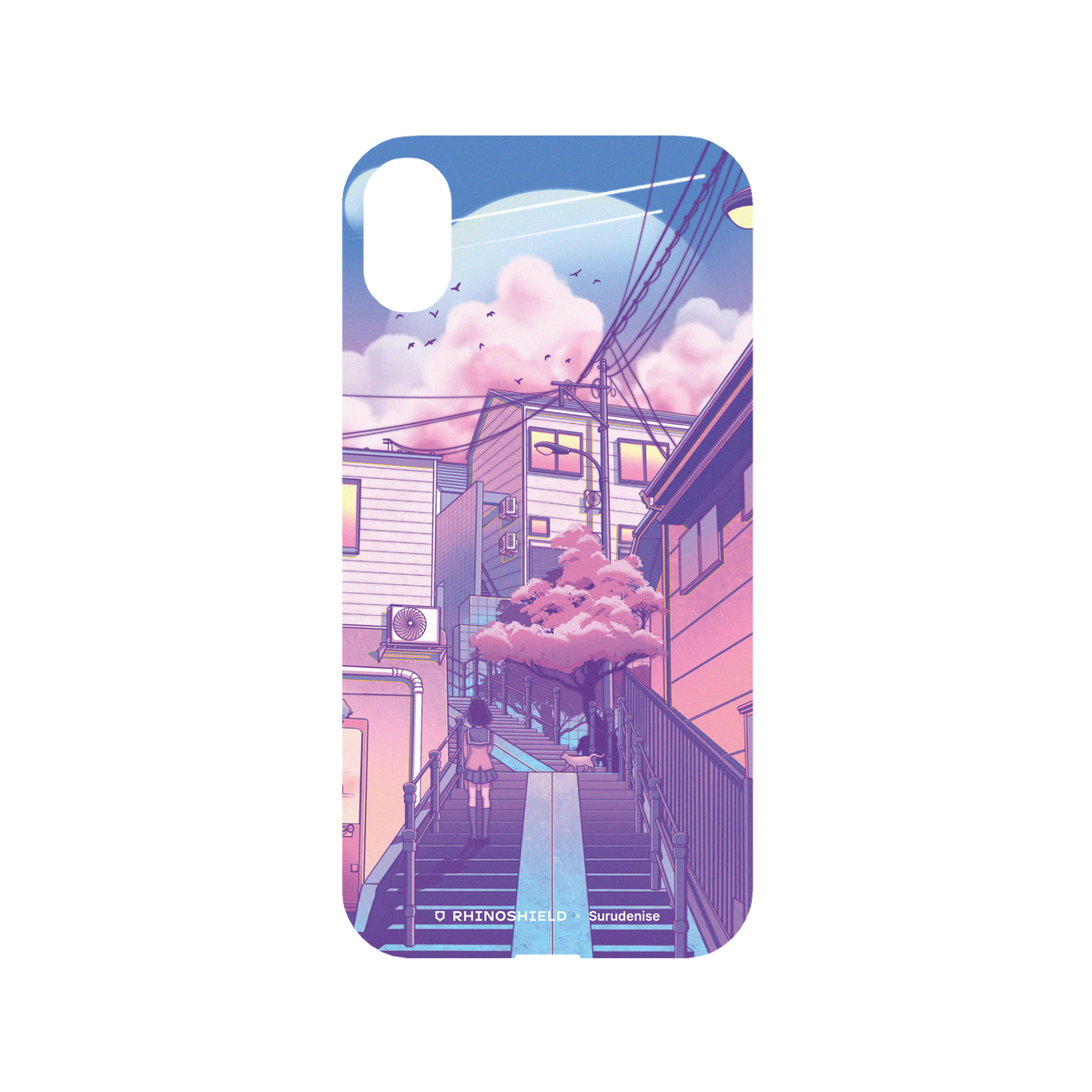 RhinoShield X Surudenise Mod NX iPhone XR Case - Pastel Tokyo Backplate