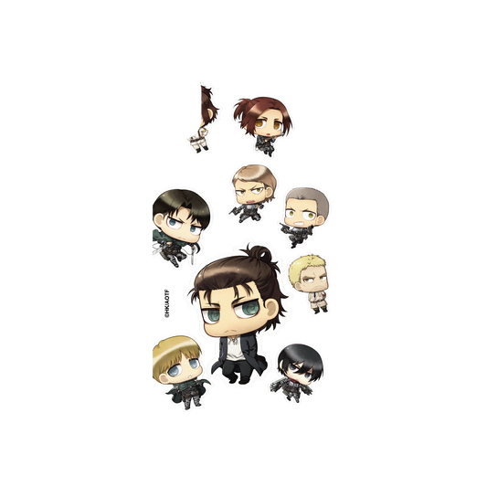RhinoShield X Attack on Titan Mod NX iPhone XR Case - Attack on Titan - Chibi Backplate