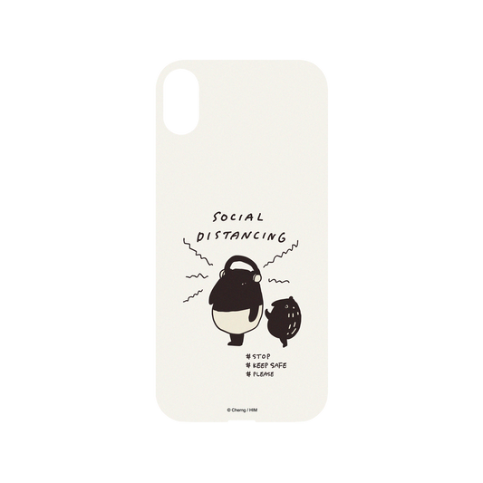RHINOSHIELD X LAIMO Mod NX iPhone XS Max Case - SOCIAL DISTANCING Backplate