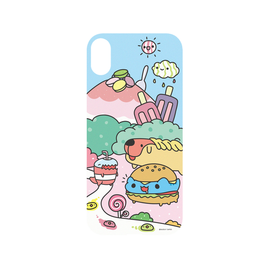 RhinoShield X BUGCAT CAPOO Mod NX iPhone XS Max Case - Capoo's World of Desserts Backplate