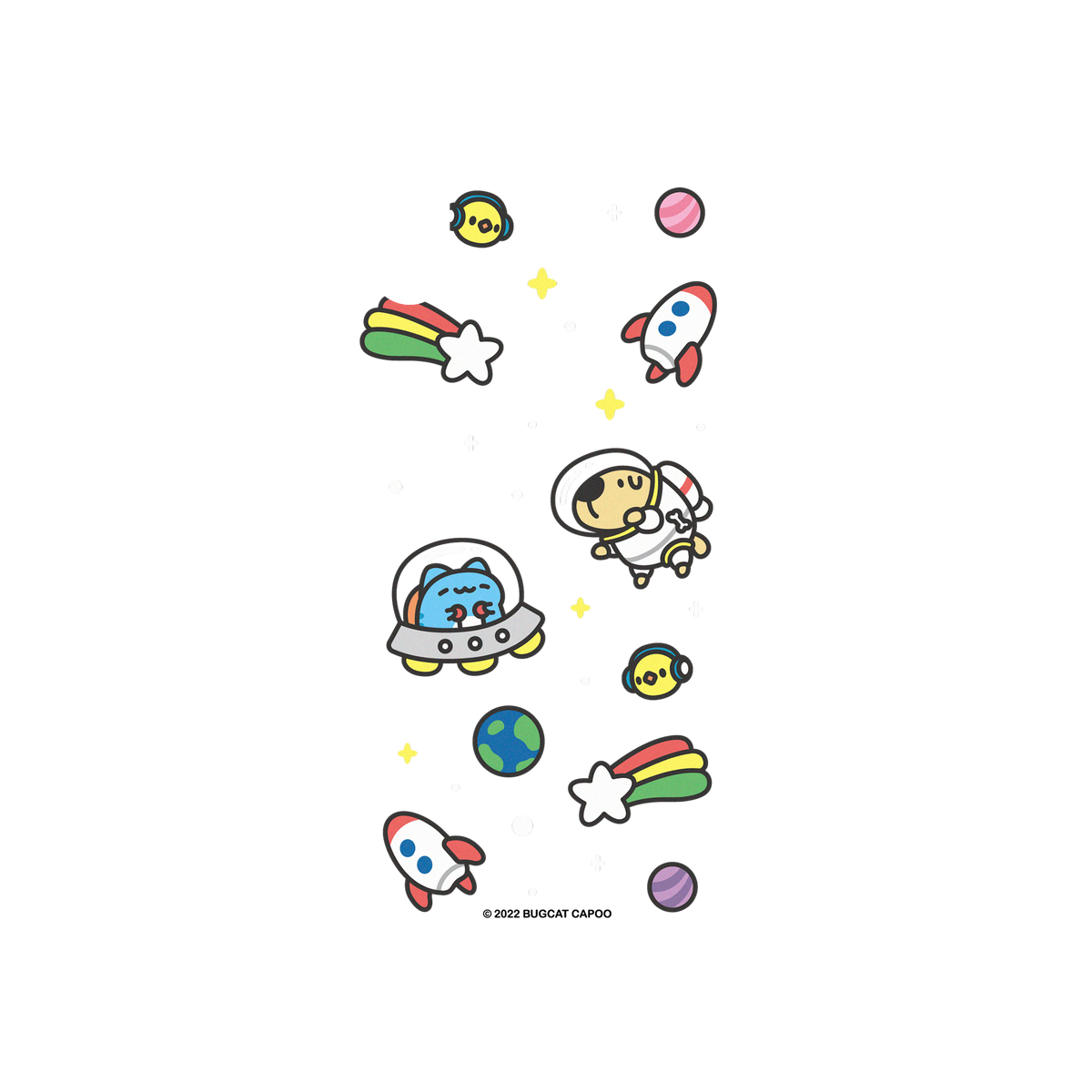 RhinoShield X BUGCAT CAPOO Mod NX iPhone XS Max Case - Capoo's Space Adventures Backplate