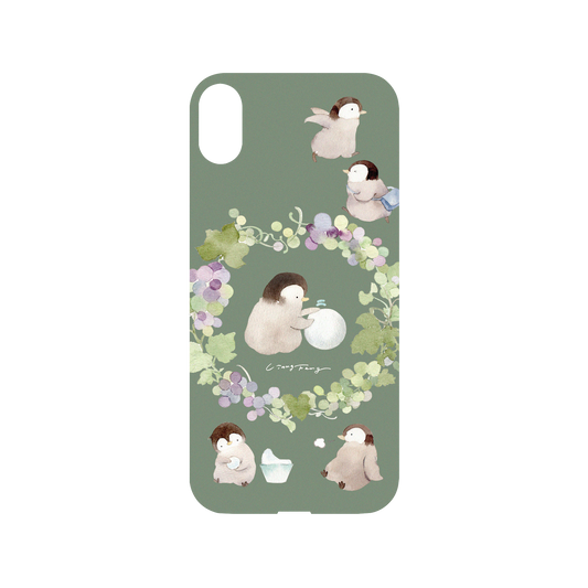 RhinoShield X Liang Feng Mod NX iPhone XS Max Case - Busy penguin Backplate