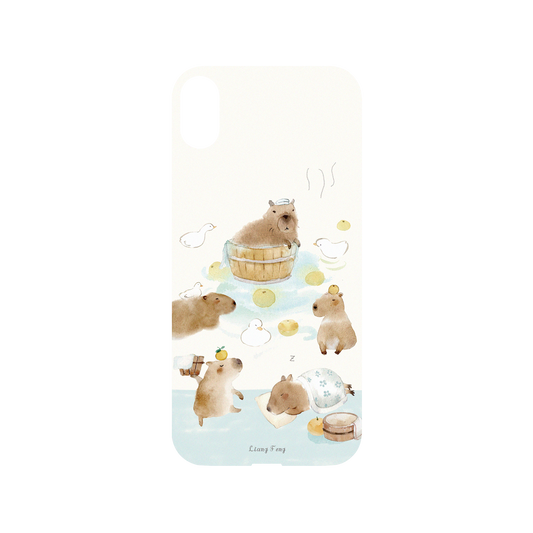RHINOSHIELD X Liang Feng Mod NX iPhone XS Max Case - capybaras Backplate