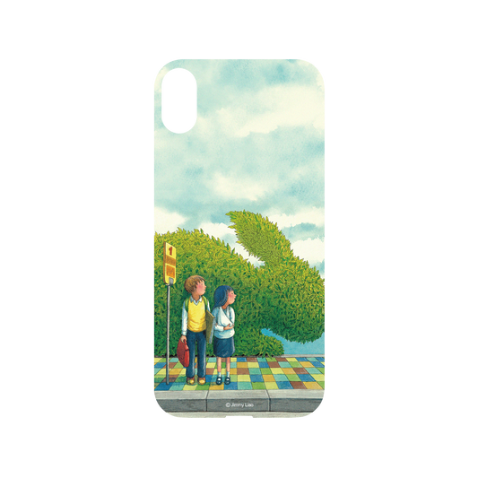 RHINOSHIELD X Jimmy Mod NX iPhone XS Max Case - Year of the Rabbit Series - Waiting for the Bus Backplate