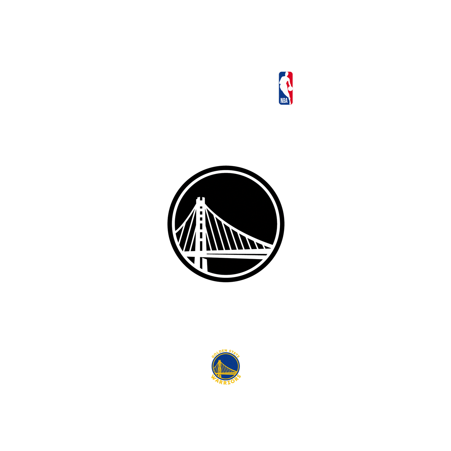 iPhone XS Max 犀牛盾Mod NX聯名設計款邊框背蓋兩用手機殼 NBA - B&W-金州勇士 Golden State Warriors B&W - Light