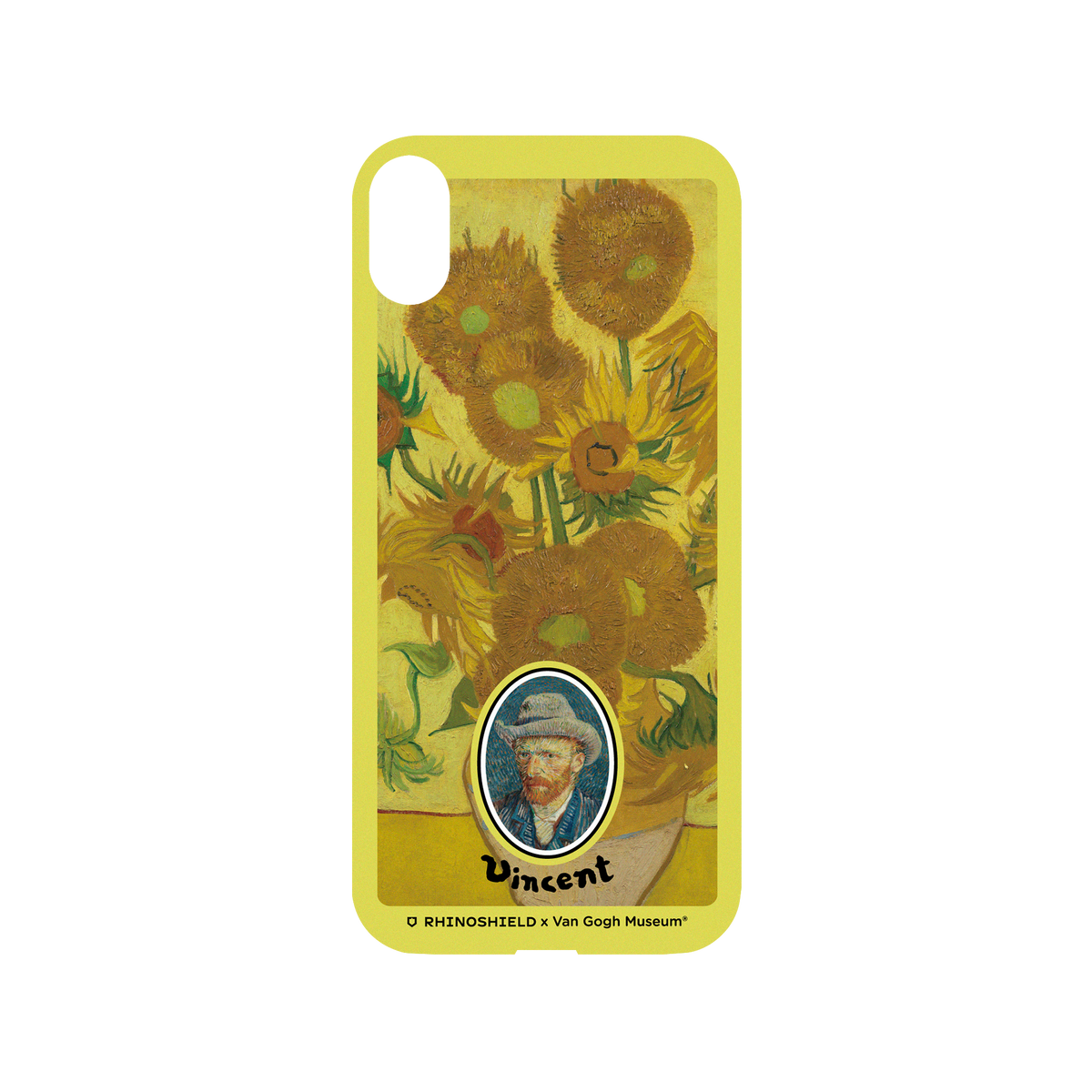 RhinoShield X Van Gogh Museum Mod NX iPhone XS Max Case - Sunflowers - Frame Backplate
