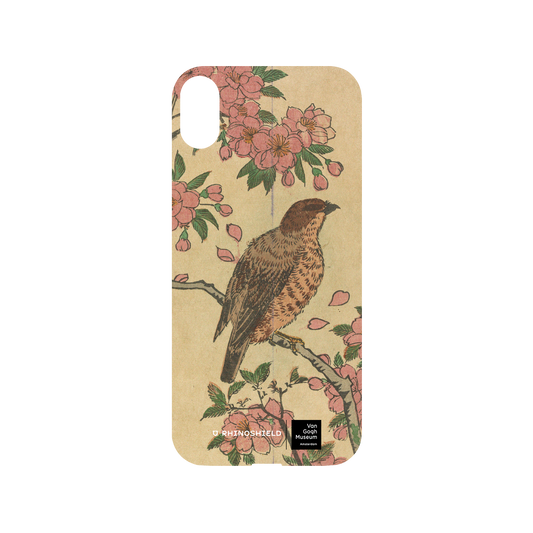 RHINOSHIELD X Van Gogh Museum  Mod NX iPhone XS Max Case - Cherry Blossoms and Shrike - Utagawa Hiroshige III Backplate