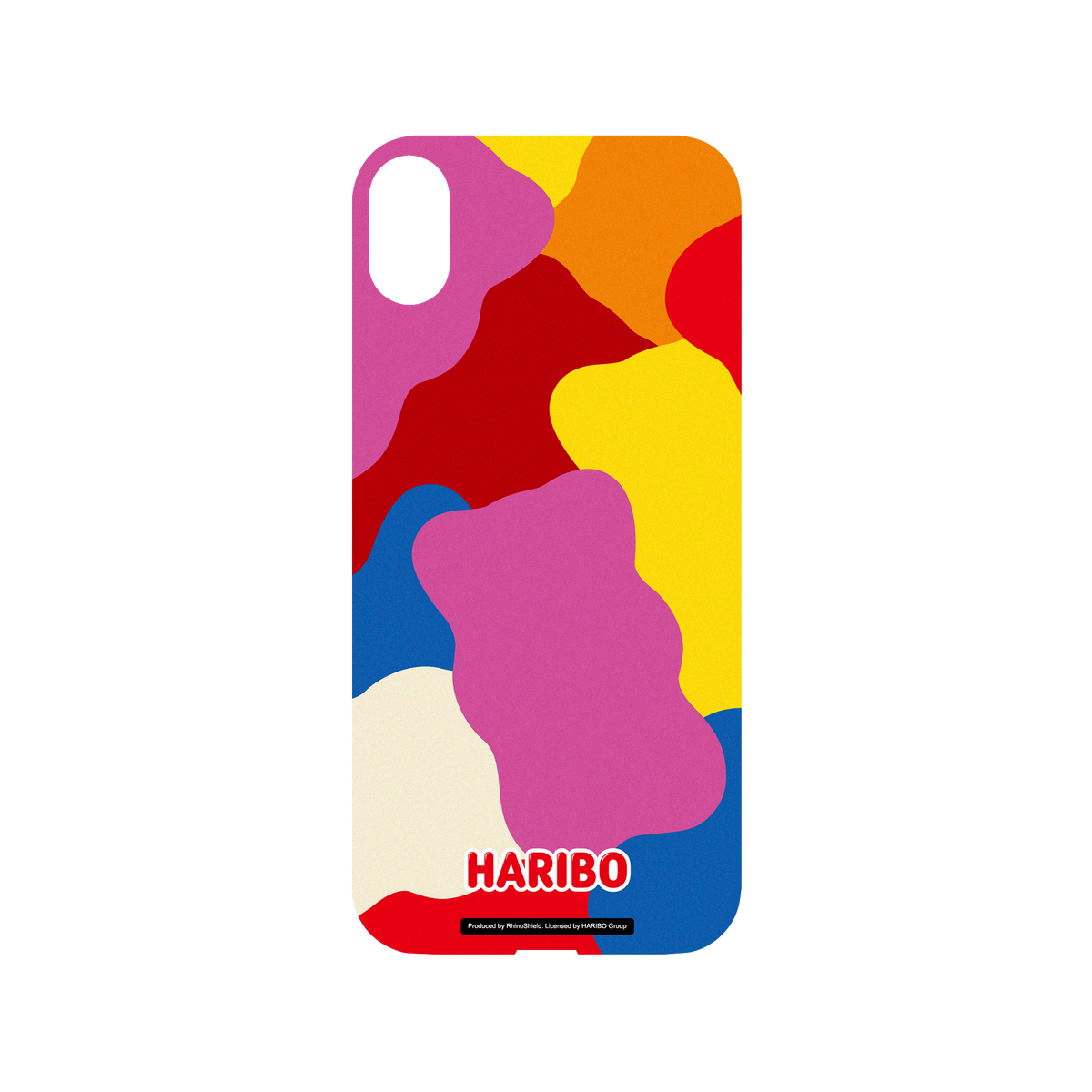 RhinoShield X Haribo Mod NX iPhone XS Max Case - Colorful Silhouettes Backplate