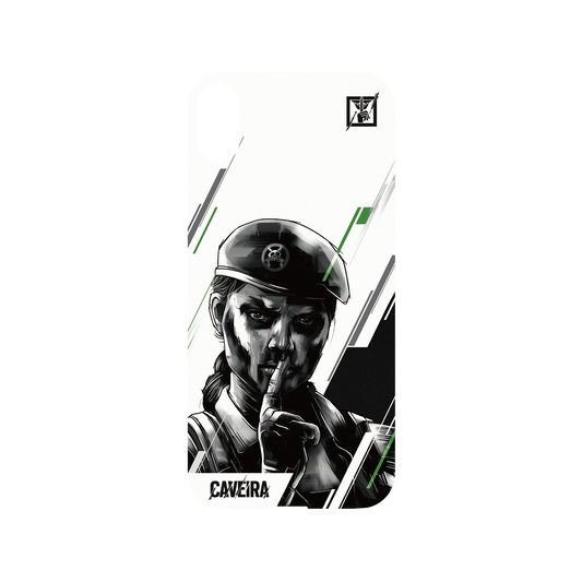RhinoShield X 6: Siege Mod NX iPhone XS Max Case - Caveira - Sketch Backplate