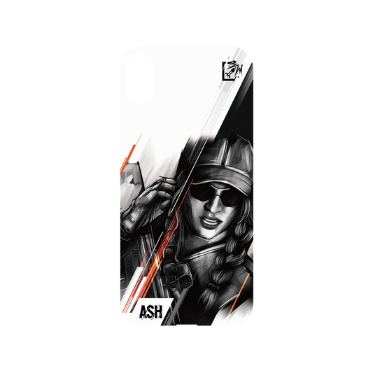 RhinoShield X 6: Siege Mod NX iPhone XS Max Case - Ash - Sketch Backplate