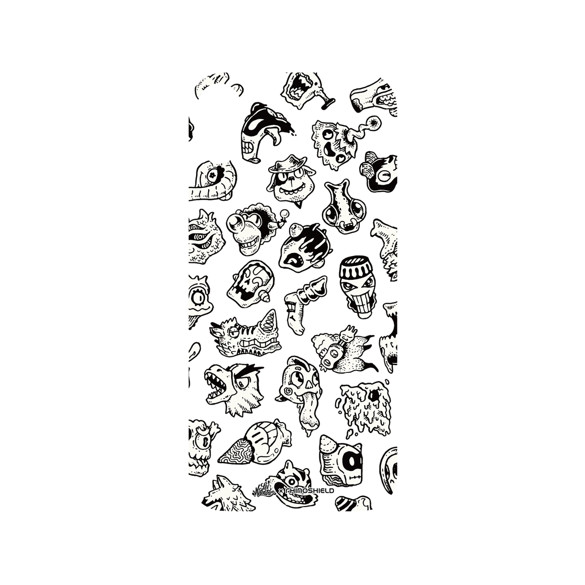 RhinoShield X Lei Melendres Mod NX iPhone XS Max Case - Monster Head Collection Backplate