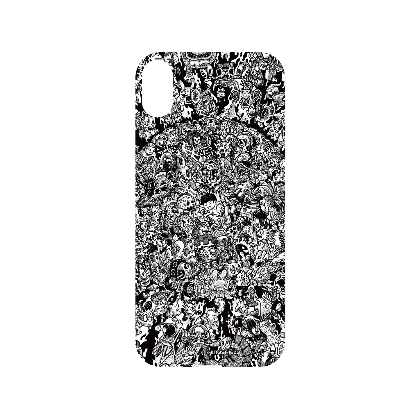 RhinoShield X Lei Melendres Mod NX iPhone XS Max Case - Monster Battle Royale Backplate