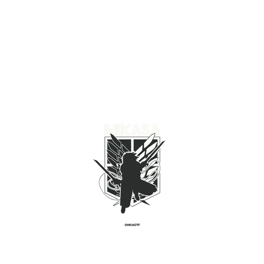 RhinoShield X Attack on Titan Mod NX iPhone XS Max Case - Mikasa - Silhouette Backplate