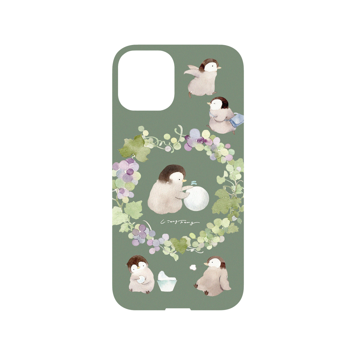 RhinoShield X Liang Feng Mod NX iPhone 11 Pro Case - Busy penguin Backplate