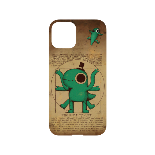 RhinoShield X Incrediville Mod NX iPhone 11 Pro Case - Vitruvian Lizard Backplate