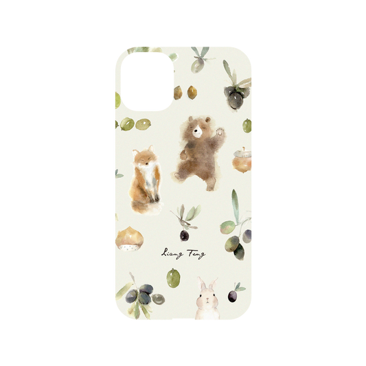 RhinoShield X Liang Feng Mod NX iPhone 11 Case - Olives and Animals Backplate