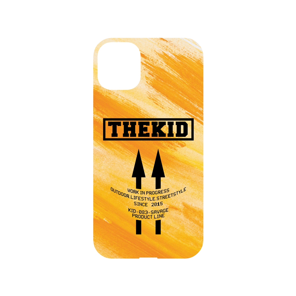 iPhone 11 犀牛盾Mod NX聯名設計款邊框背蓋兩用手機殼 KID - THEKID-黃雙箭頭款
