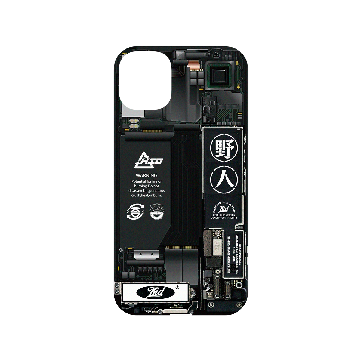 iPhone 11 犀牛盾Mod NX聯名設計款邊框背蓋兩用手機殼 KID - 透視KID野人