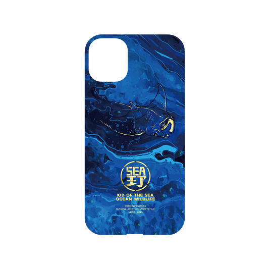 iPhone 11 犀牛盾Mod NX聯名設計款邊框背蓋兩用手機殼 KID - 野SEA海洋MANTA