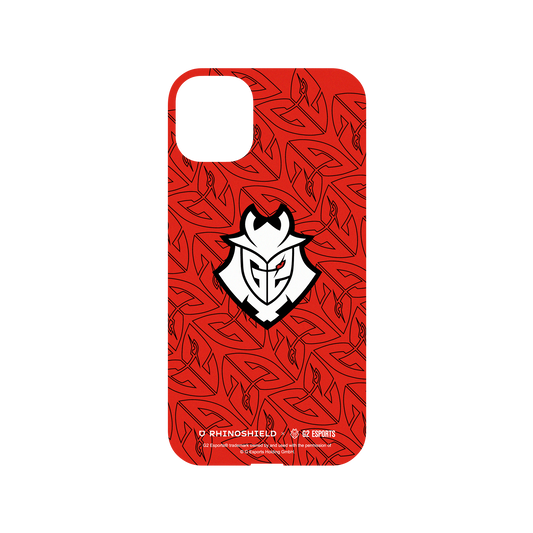 RhinoShield X G2 Esports Mod NX iPhone 11 Case - G2 - Red Pattern Backplate