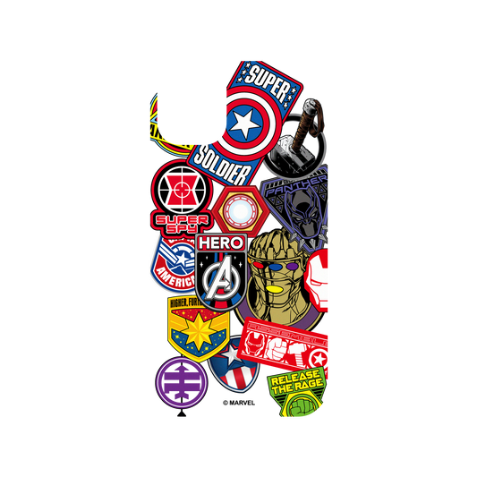 iPhone 11 犀牛盾Mod NX邊框背蓋兩用手機殼 Marvel 漫威 - 漫威英雄-貼紙系列