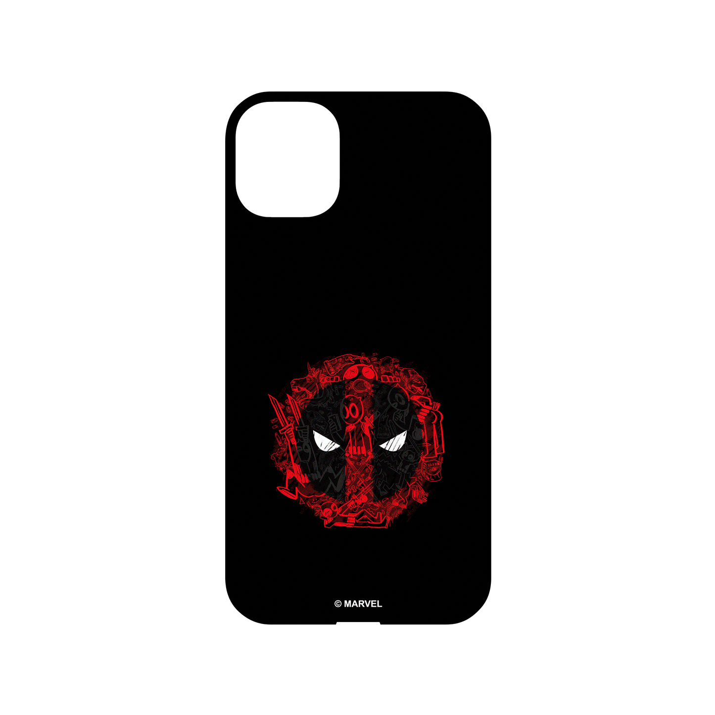 iPhone 11 犀牛盾Mod NX邊框背蓋兩用手機殼 Marvel 漫威 - 死侍-漫畫標誌