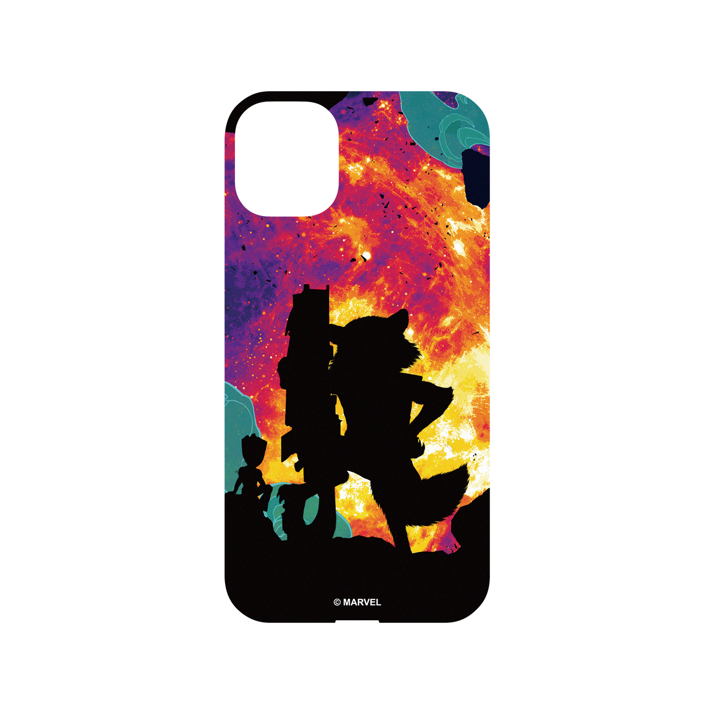 iPhone 11 犀牛盾Mod NX邊框背蓋兩用手機殼 Marvel 漫威 - 火箭浣熊和小格魯特