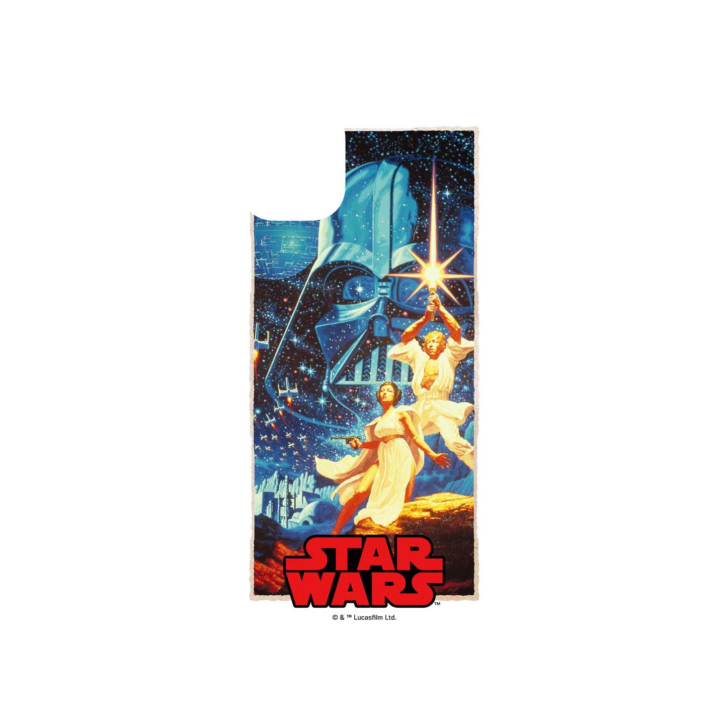 iPhone 11 犀牛盾Mod NX邊框背蓋兩用手機殼 StarWars 星際大戰系列 - 路克&莉亞公主-電影海報