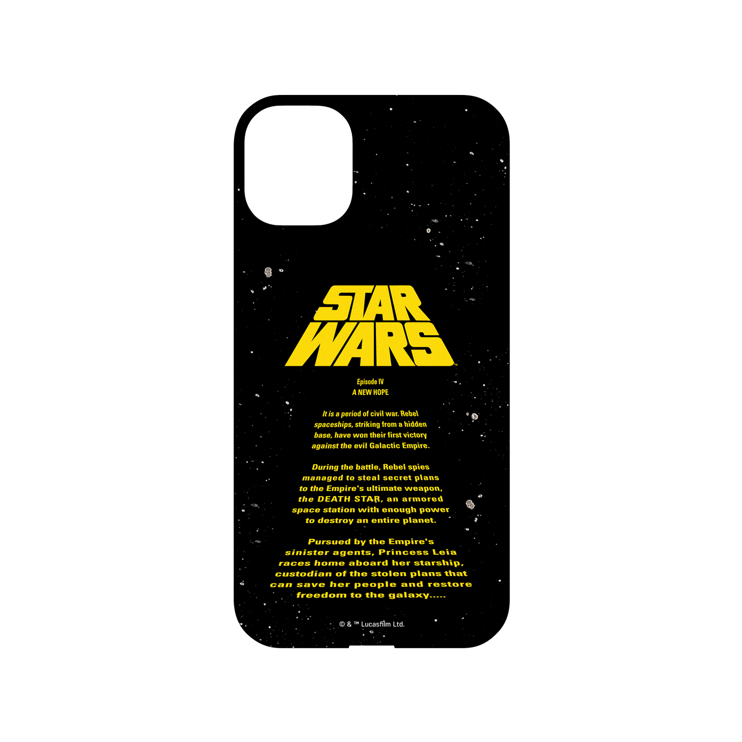 iPhone 11 犀牛盾Mod NX邊框背蓋兩用手機殼 StarWars 星際大戰系列 - 星際大戰-開場字幕
