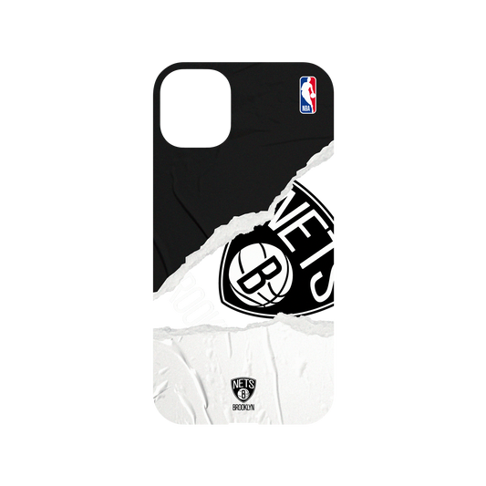 iPhone 11 犀牛盾Mod NX聯名設計款邊框背蓋兩用手機殼 NBA - 熱血系列-布魯克林籃網 Brooklyn Nets - Sweat and Tears