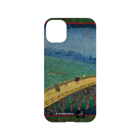 RhinoShield X Van Gogh Museum Mod NX iPhone 11 Case - Bridge in the Rain (after Hiroshige) Backplate