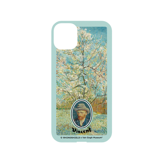 RhinoShield X Van Gogh Museum Mod NX iPhone 11 Case - Peach Tree in Blossom - Blue Frame Backplate
