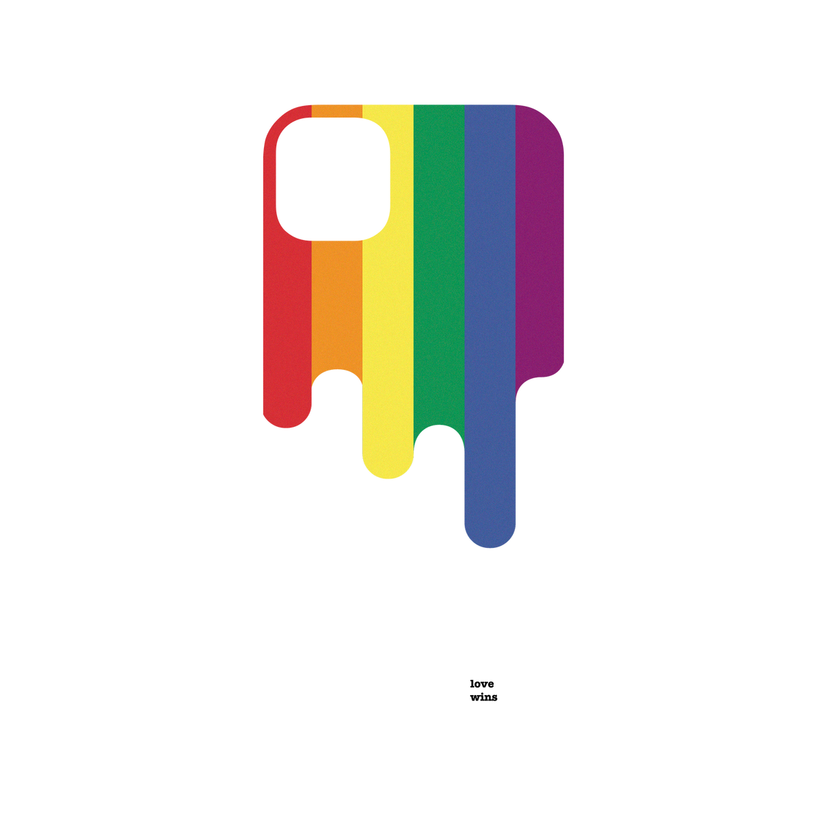 RhinoShield Mod NX iPhone 11 Pro Max Case: Original Designs - Rainbow Stripes With Love Wins Backplate