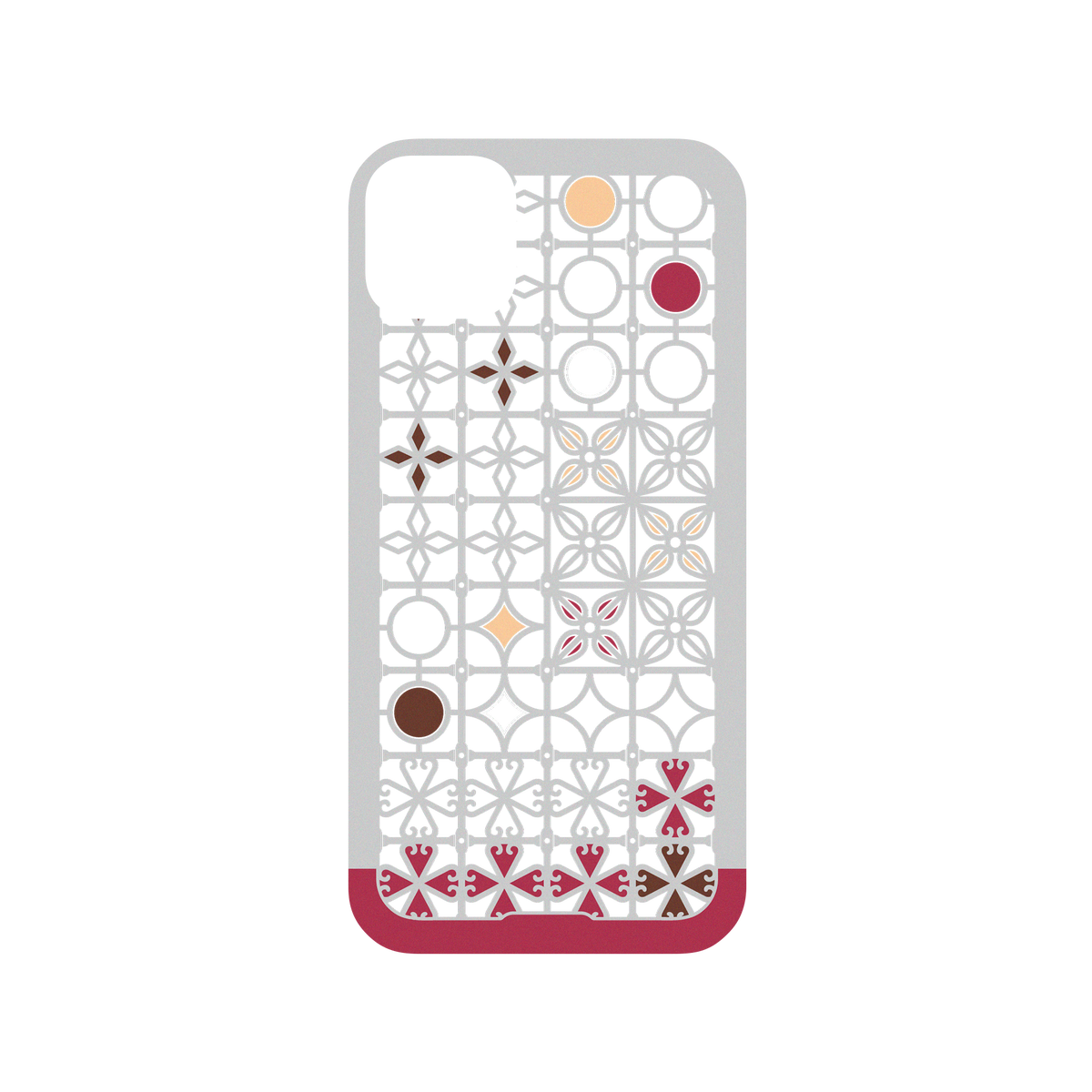 RhinoShield X OldHouseFace Mod NX iPhone 11 Pro Max Case - Taiwan's Window Guard - North Backplate