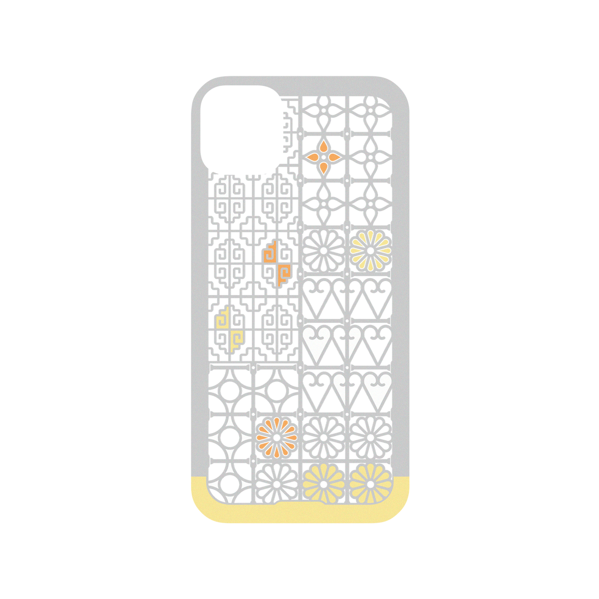 RhinoShield X OldHouseFace Mod NX iPhone 11 Pro Max Case - Taiwan's Window Guard - South Backplate