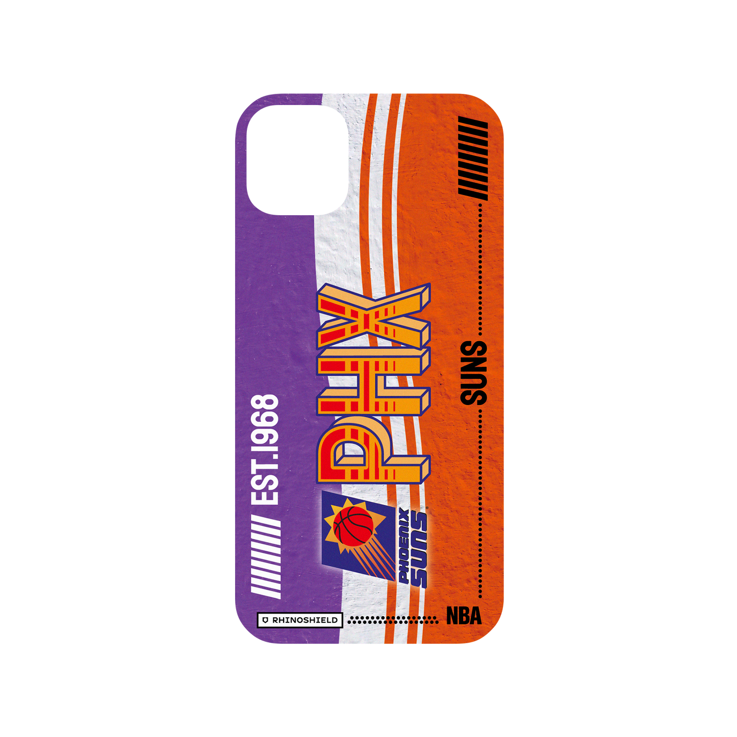 iPhone 11 Pro Max 犀牛盾Mod NX聯名設計款邊框背蓋兩用手機殼 NBA - 復古球員卡-鳳凰城太陽 Phoenix Suns - Vintage Card