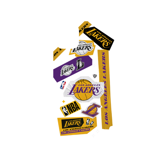 iPhone 11 Pro Max 犀牛盾Mod NX聯名設計款邊框背蓋兩用手機殼 NBA - 拼貼系列-洛杉磯湖人 L.A. Lakers - Collage